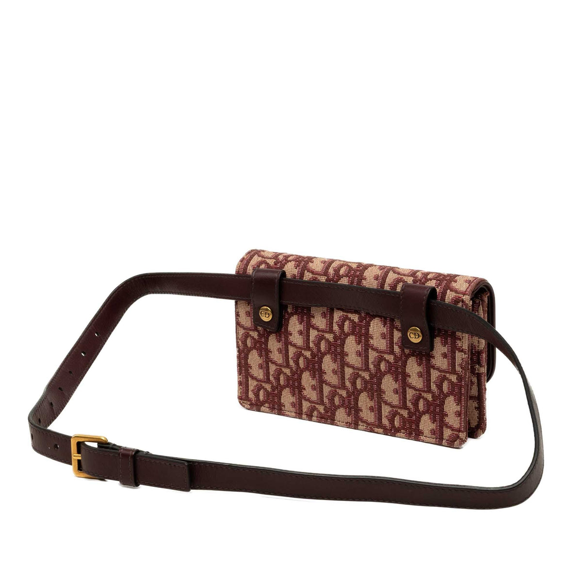 Dior Oblique Canvas Saddle Belt Bag