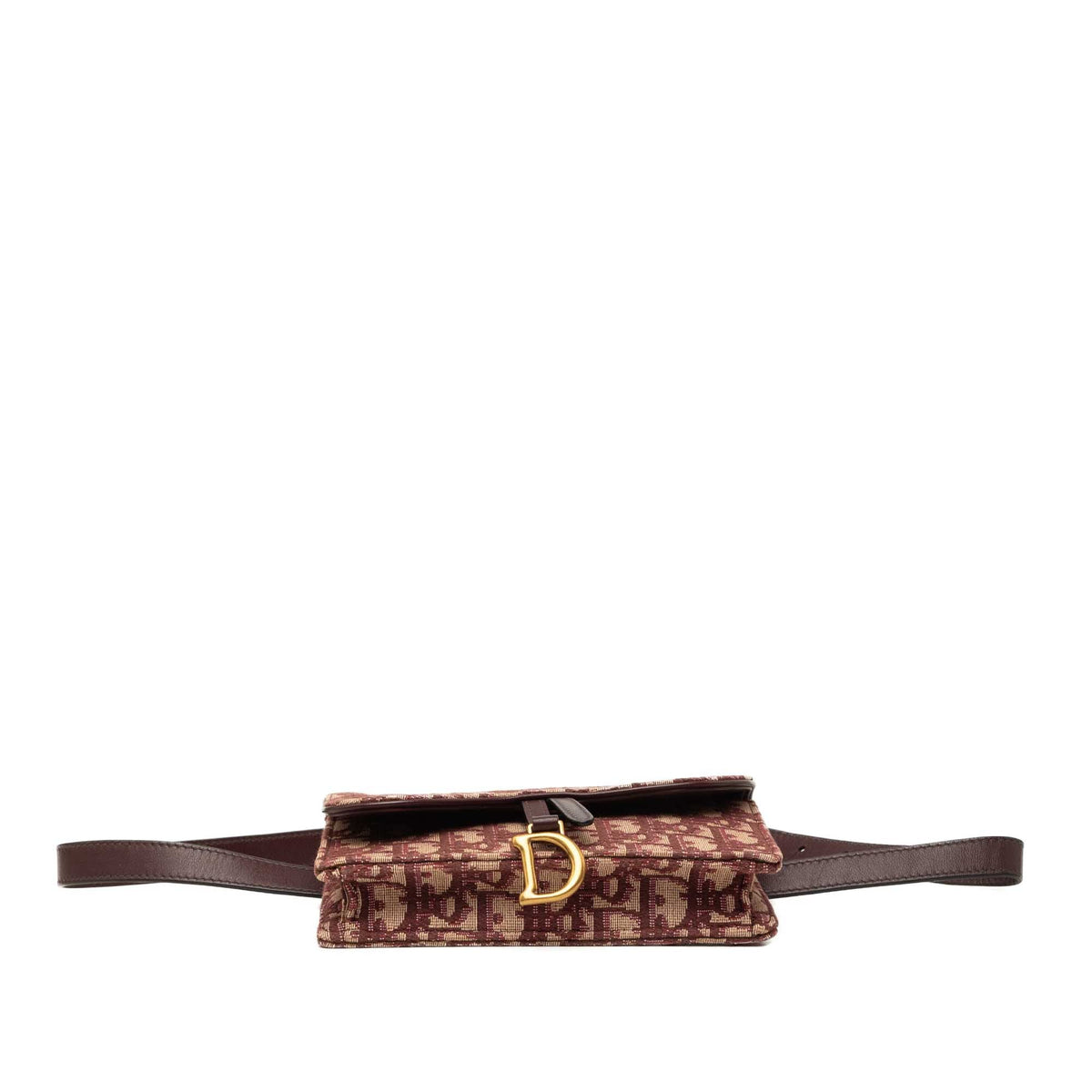 Dior Oblique Canvas Saddle Belt Bag