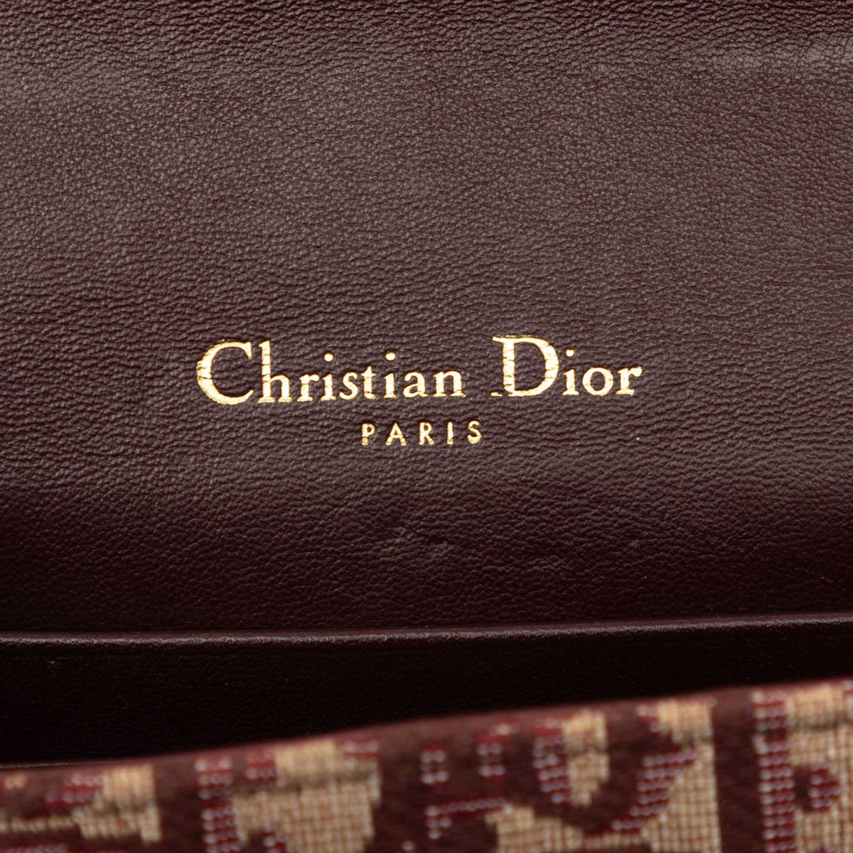 Dior Oblique Canvas Saddle Belt Bag
