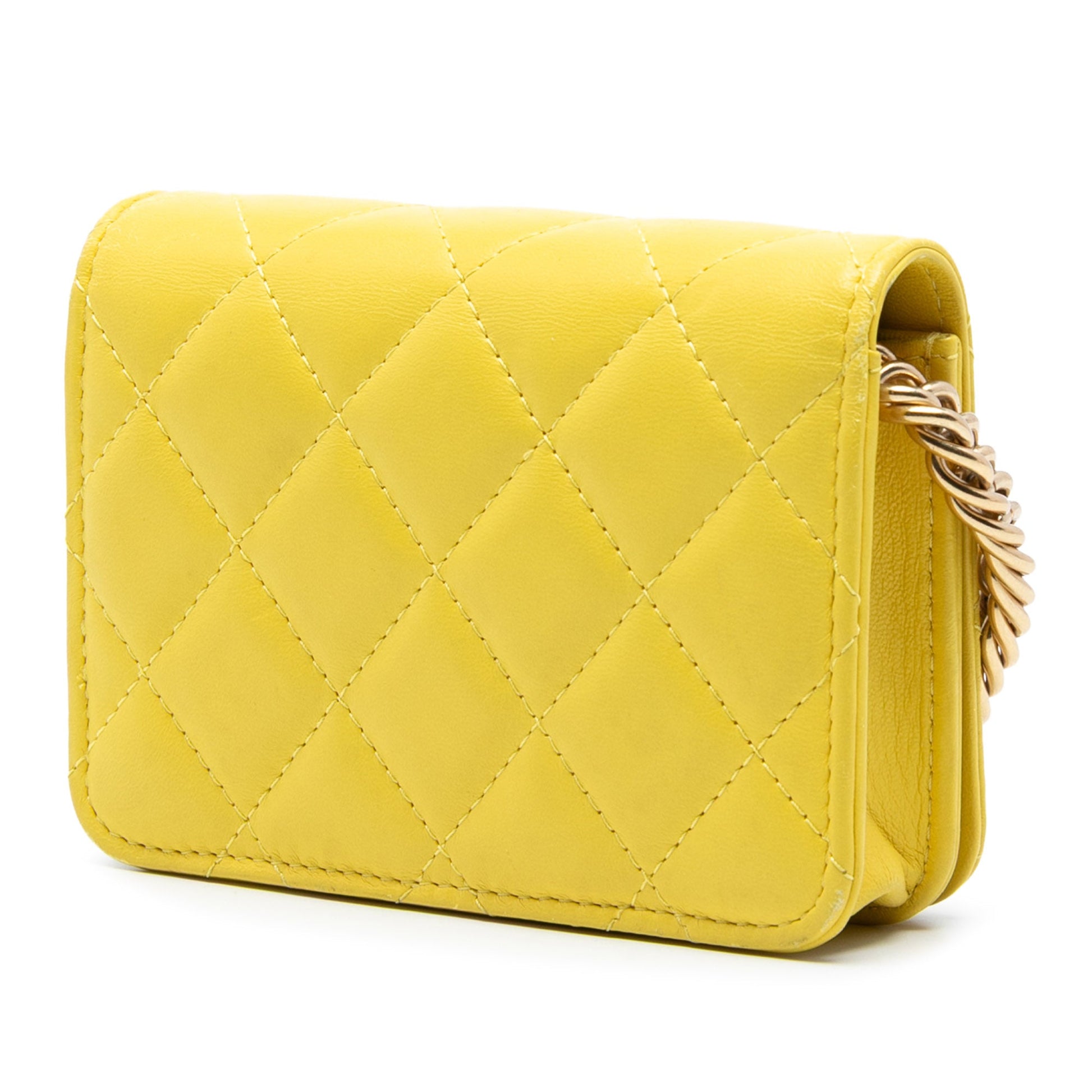 Chanel Mini CC Quilted Lambskin Chain with Charms Single Flap