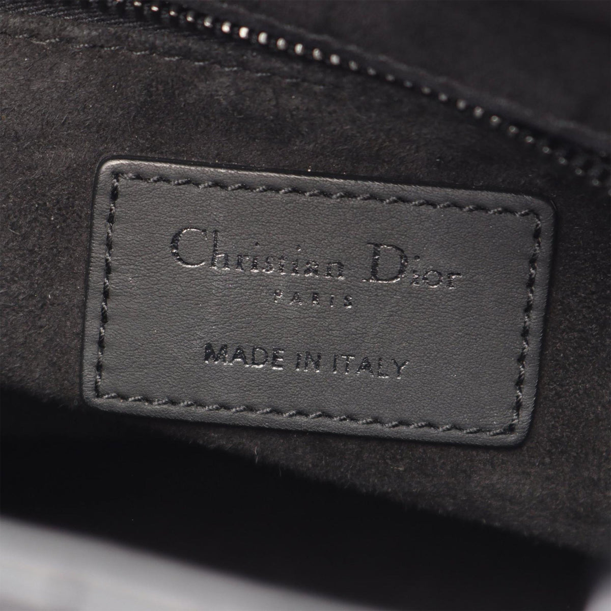 Dior Small Lambskin Cannage Lady Dior — Black