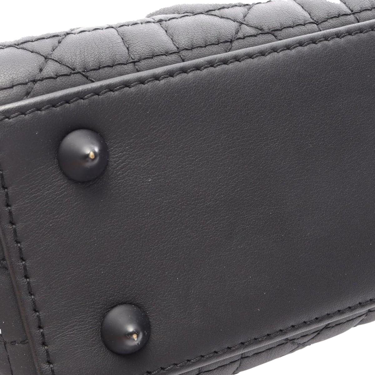 Dior Small Lambskin Cannage Lady Dior — Black