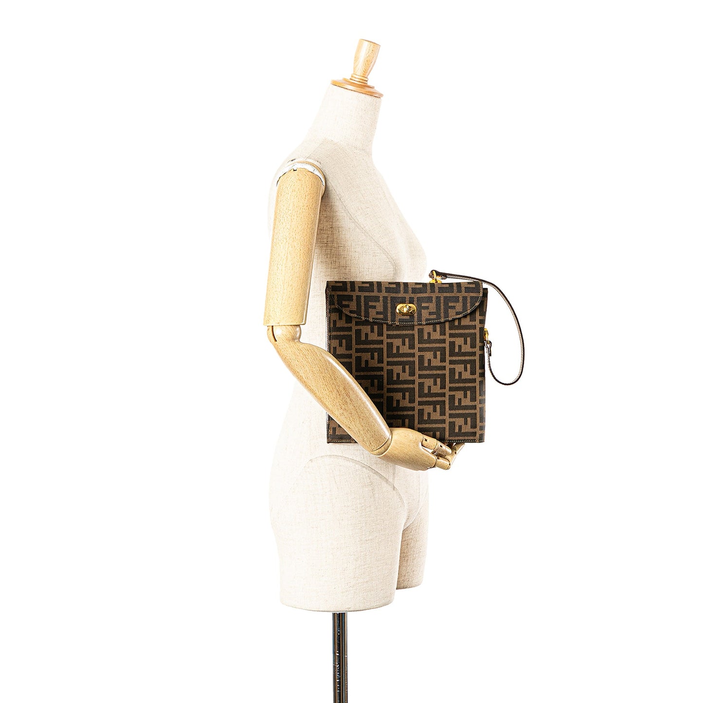 Fendi Zucca Canvas Handbag