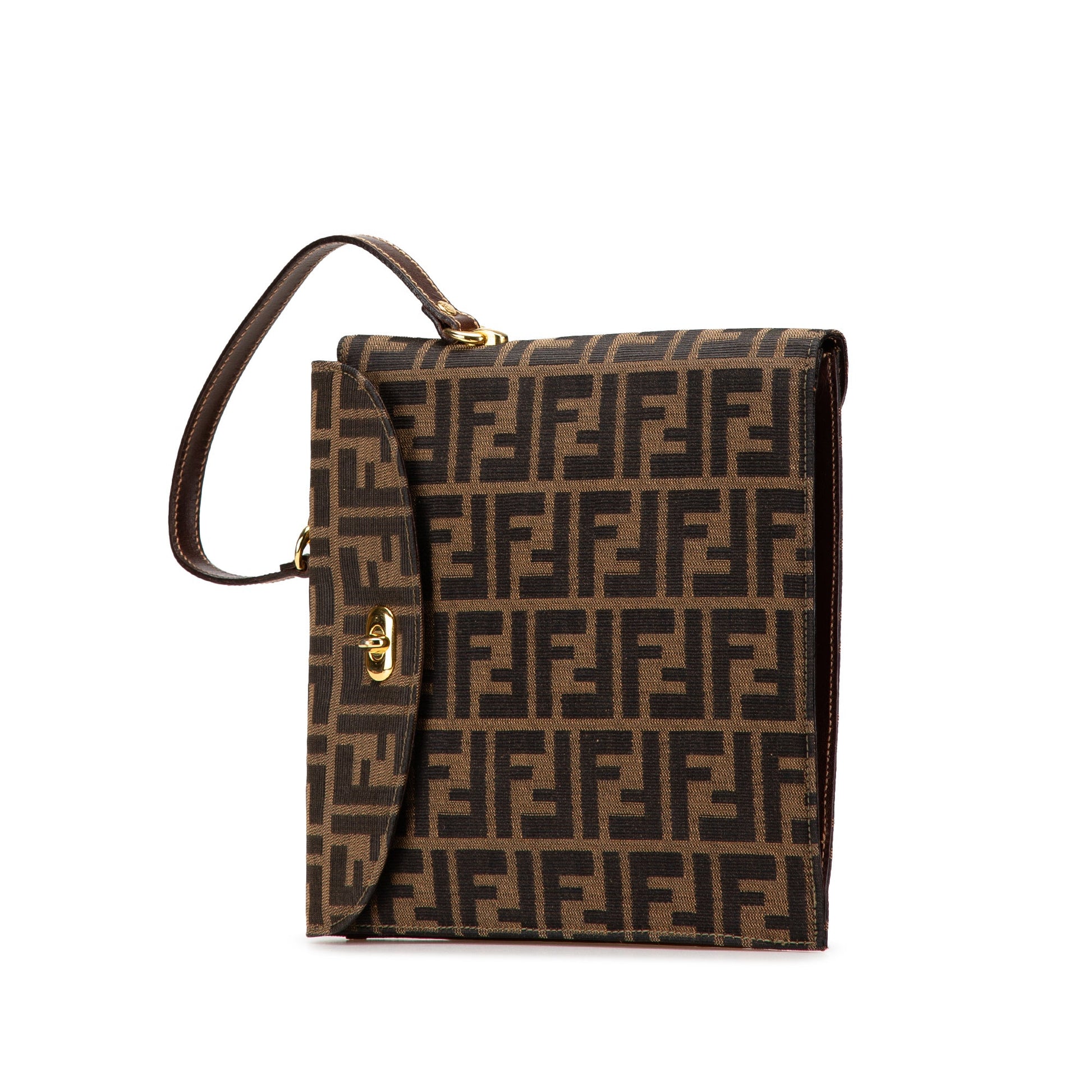 Fendi Zucca Canvas Handbag