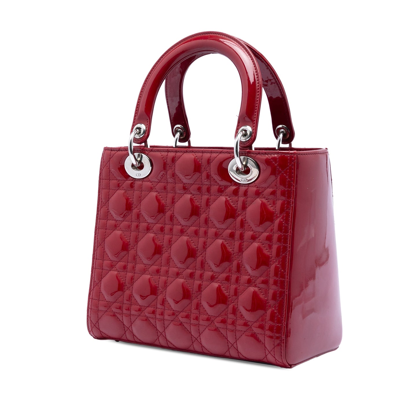 Dior Medium Patent Cannage Lady Dior