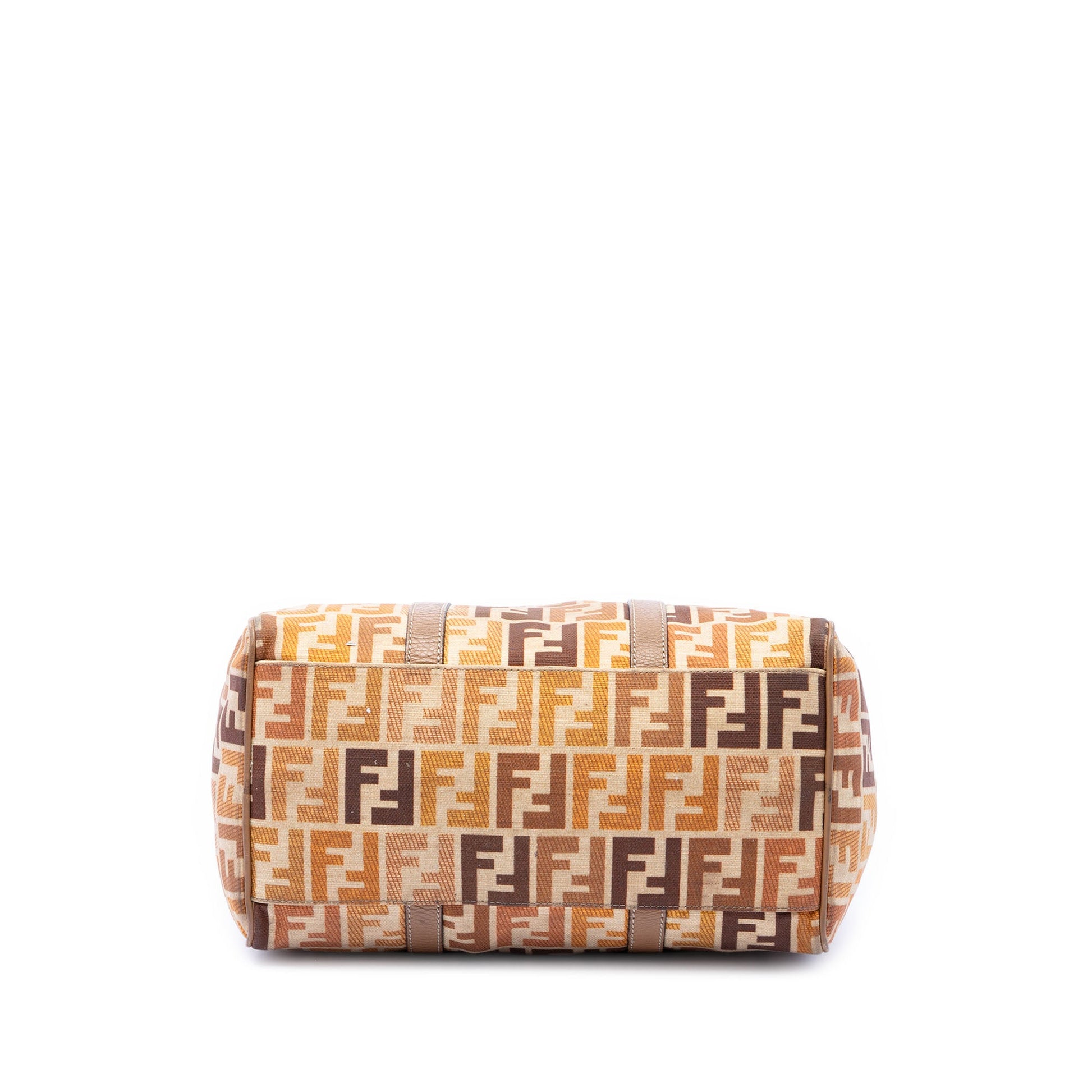 Fendi Zucca Canvas Selleria Satchel