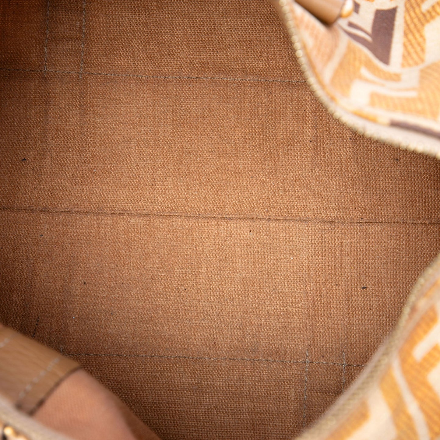 Fendi Zucca Canvas Selleria Satchel