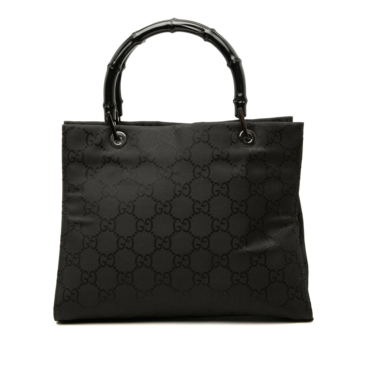 Gucci GG Nylon Bamboo Satchel