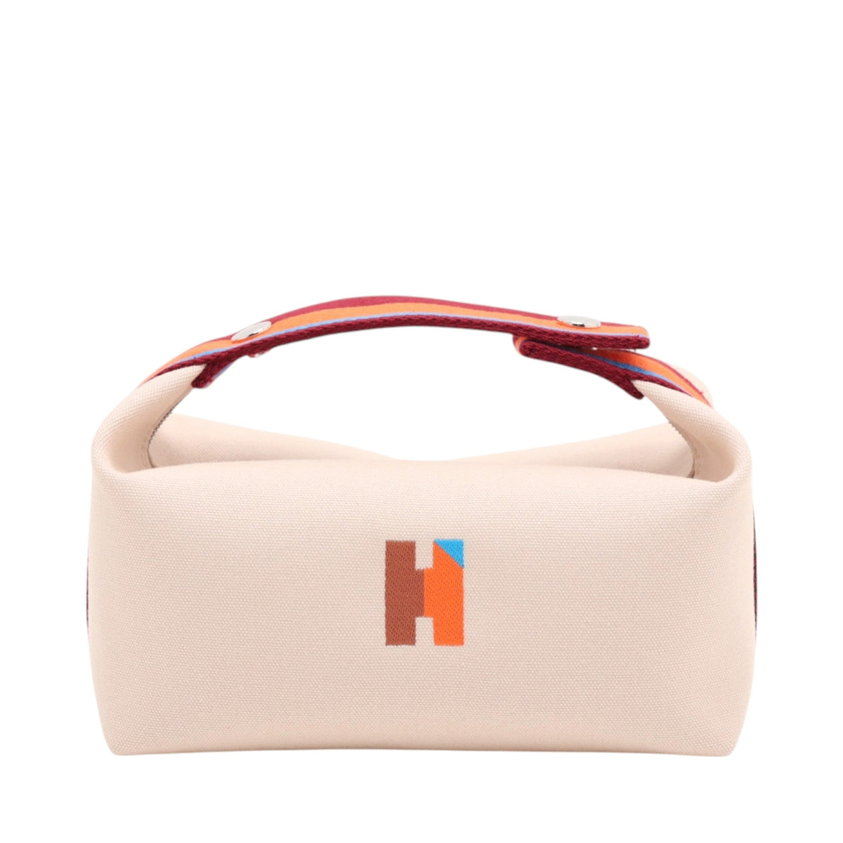 Hermès Small Toile Bride A Brac H Pavillon Case