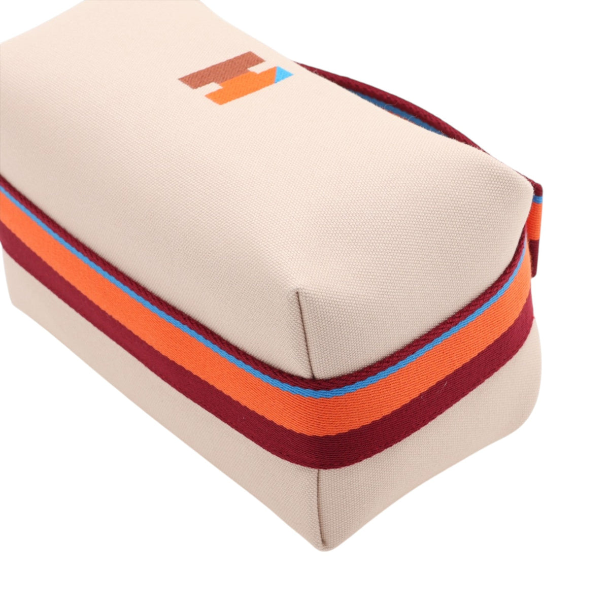 Hermès Small Toile Bride A Brac H Pavillon Case
