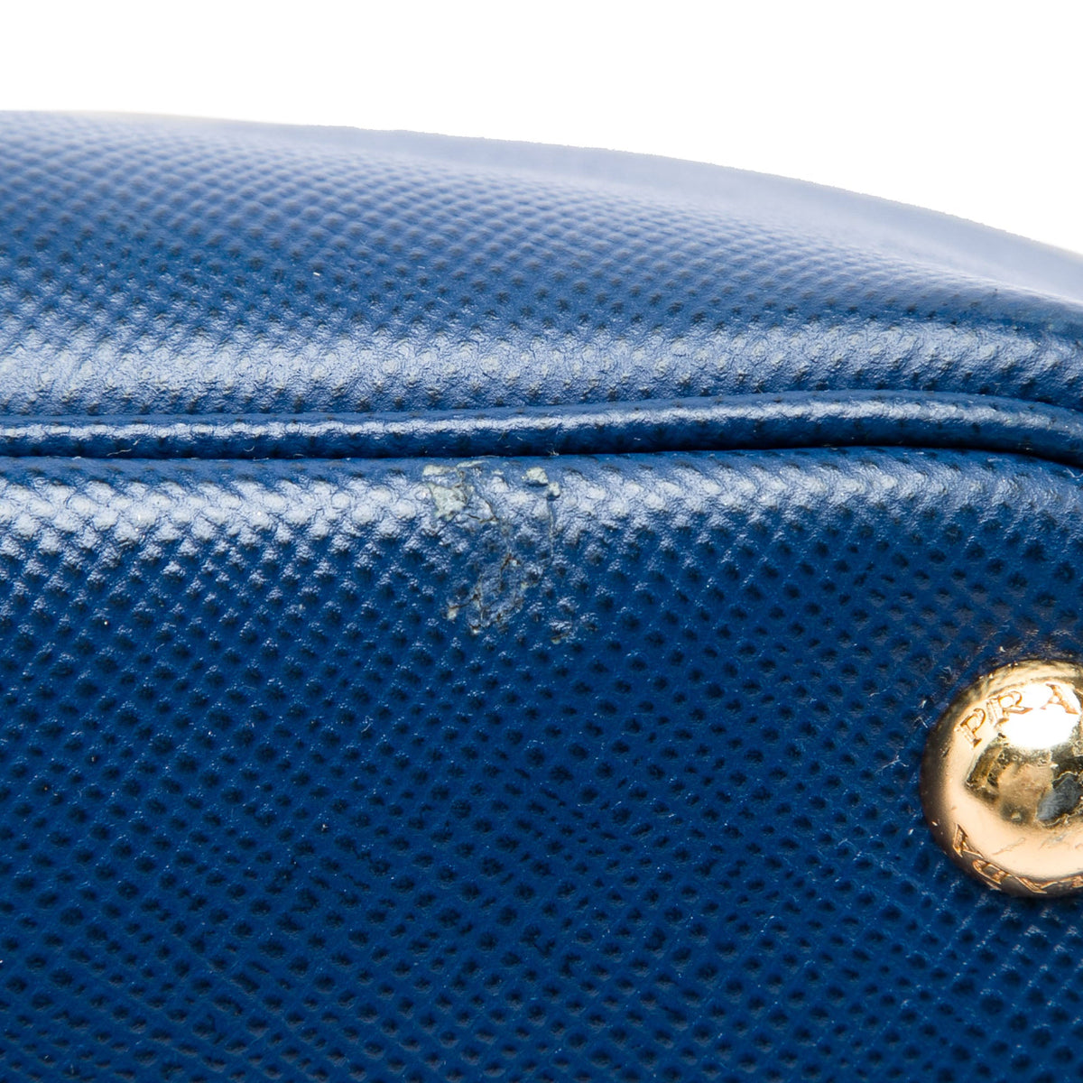 Prada Large Canapa and Saffiano Double Satchel