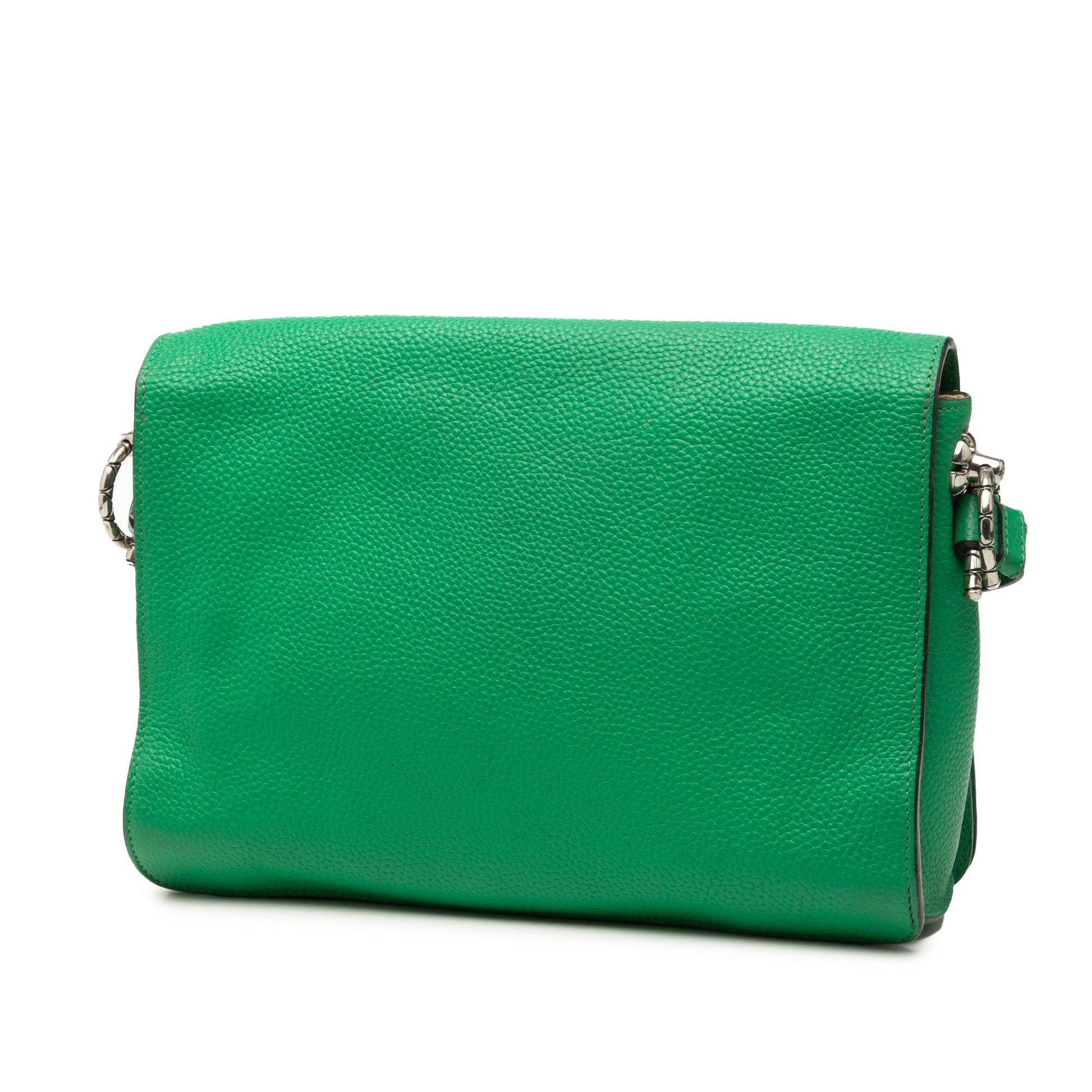 LOEWE Pebbled Calfskin Anagram Flap Crossbody
