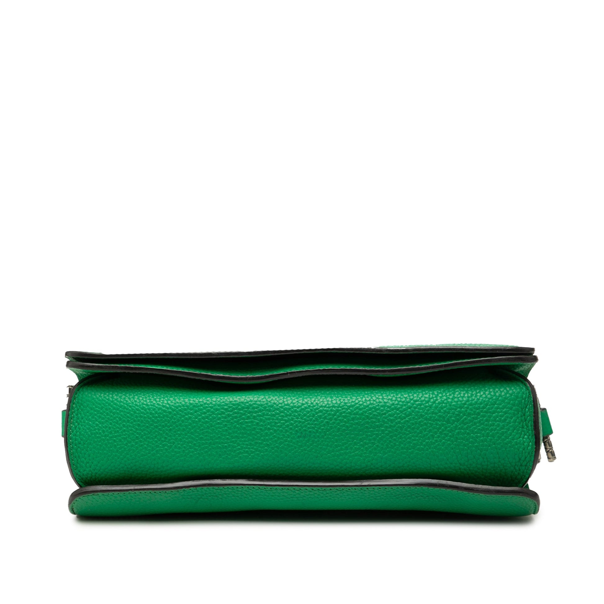 LOEWE Pebbled Calfskin Anagram Flap Crossbody