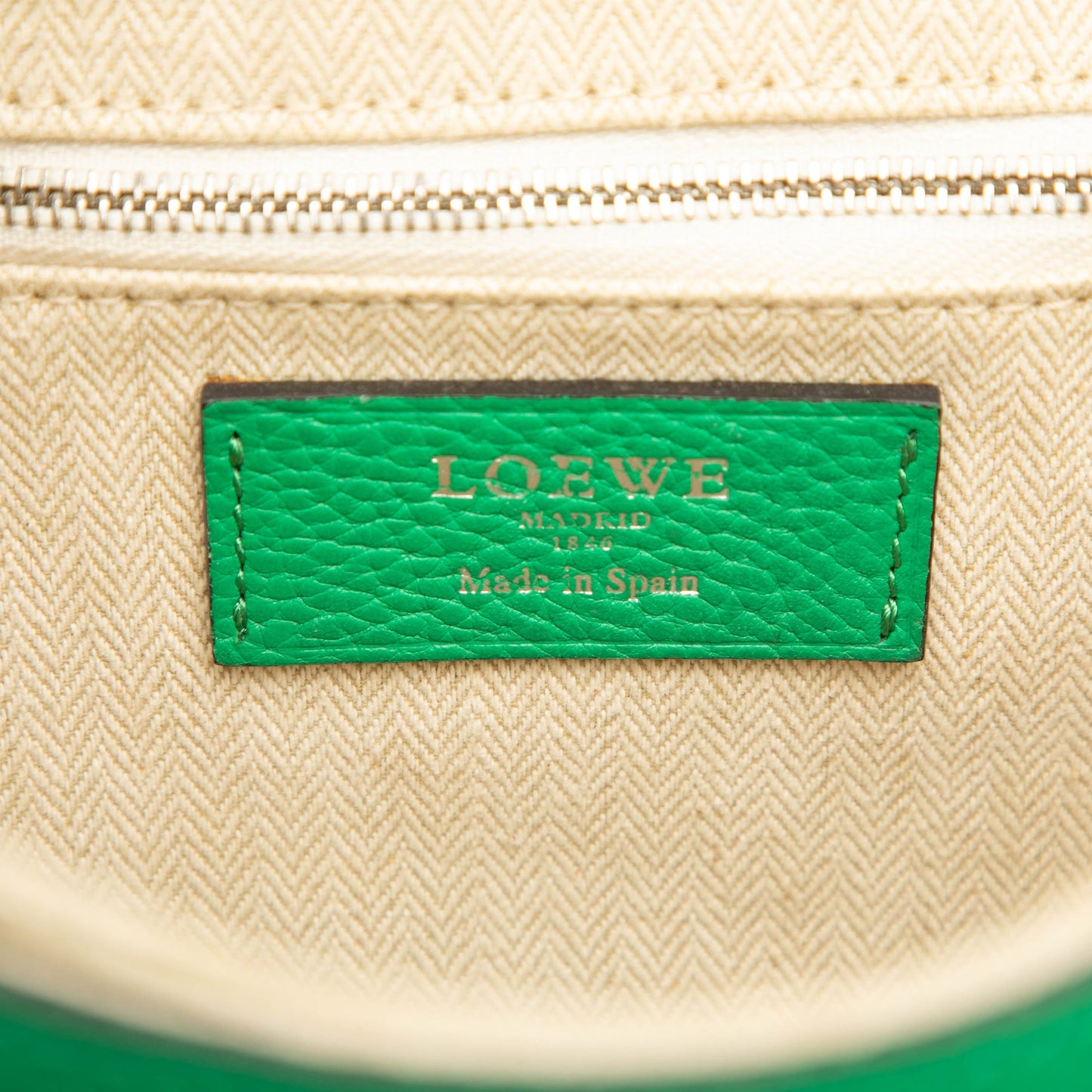 LOEWE Pebbled Calfskin Anagram Flap Crossbody