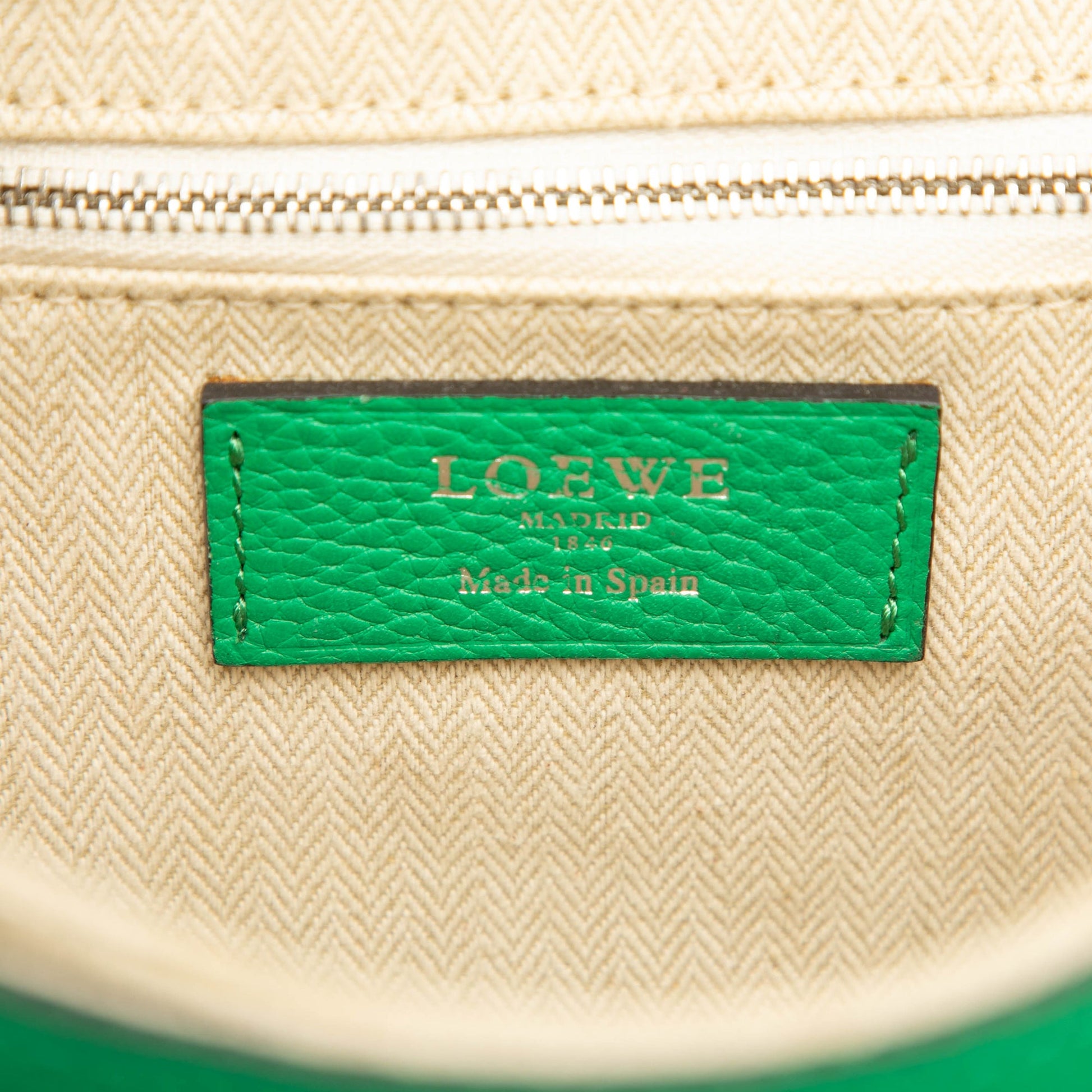 LOEWE Pebbled Calfskin Anagram Flap Crossbody