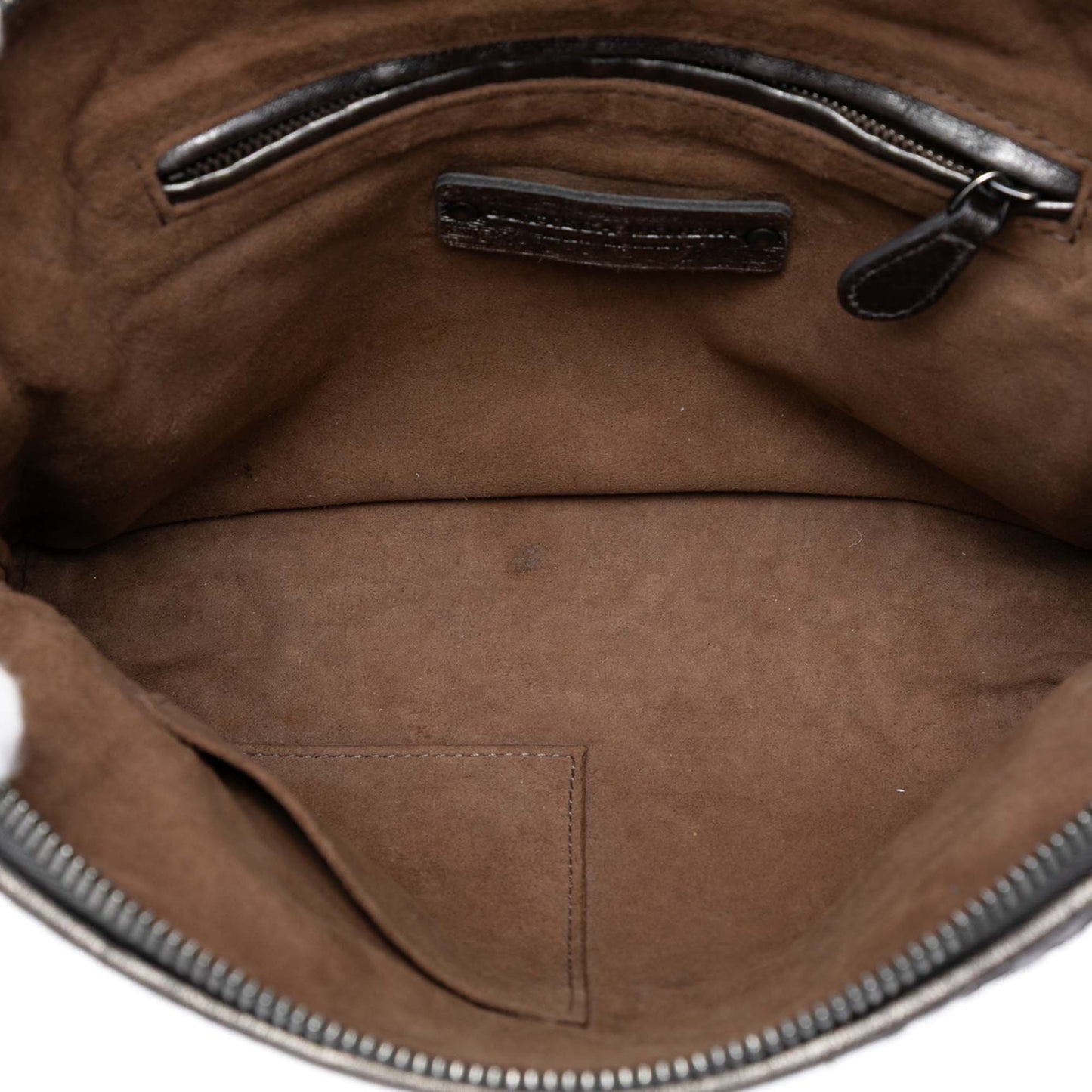 Bottega Veneta Metallic Nappa Intrecciato Nodini Crossbody