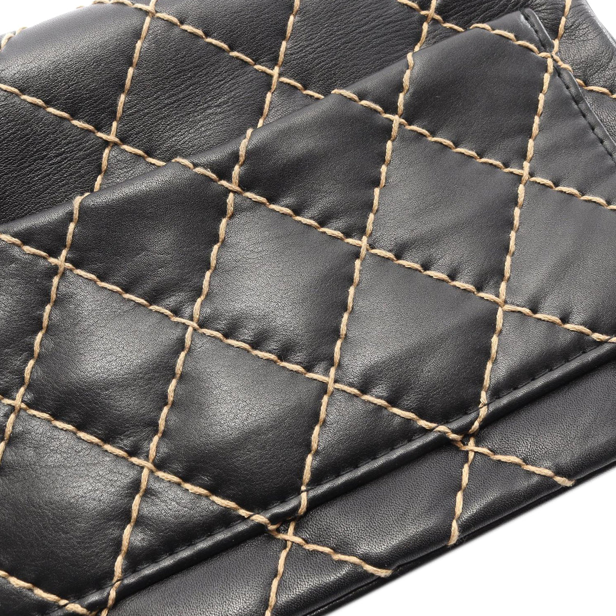 Chanel CC Wild Stitch Lambskin Flap