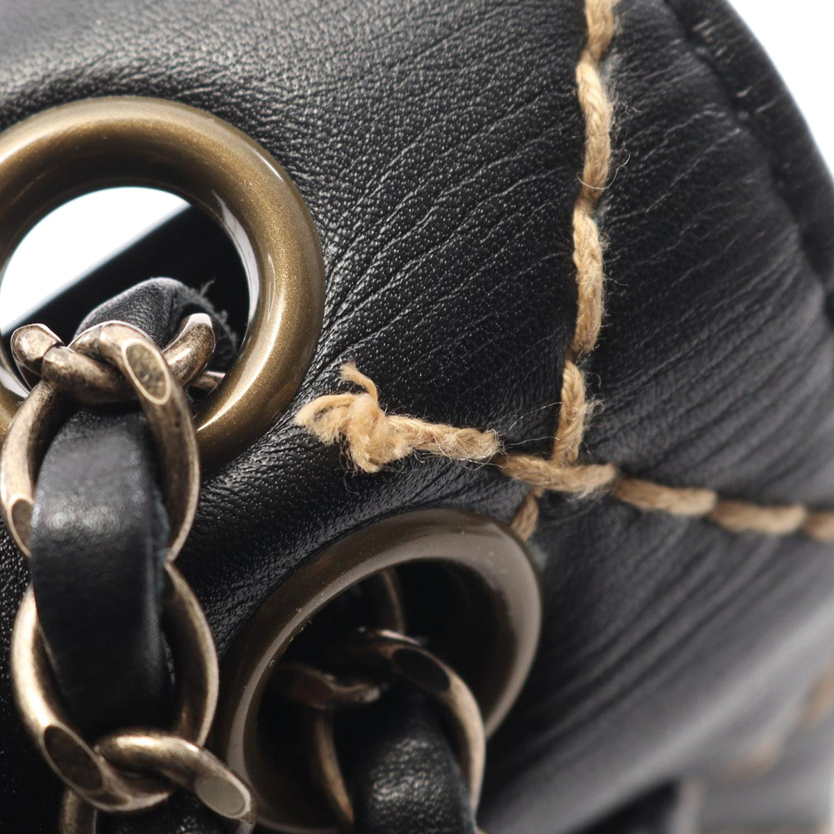 Chanel CC Wild Stitch Lambskin Flap