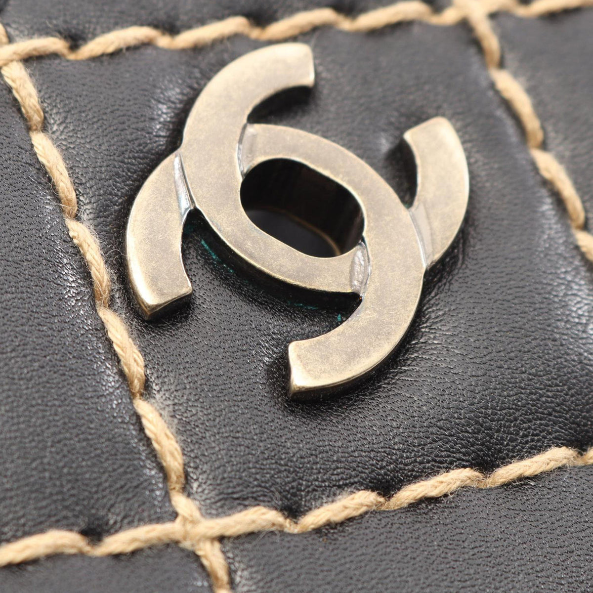 Chanel CC Wild Stitch Lambskin Flap