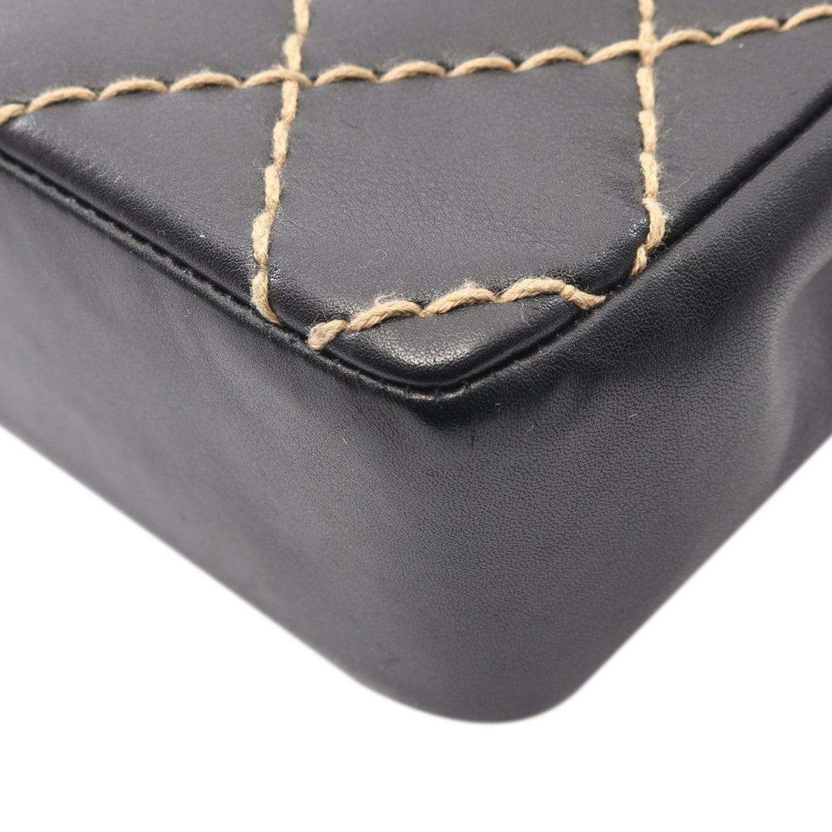 Chanel CC Wild Stitch Lambskin Flap