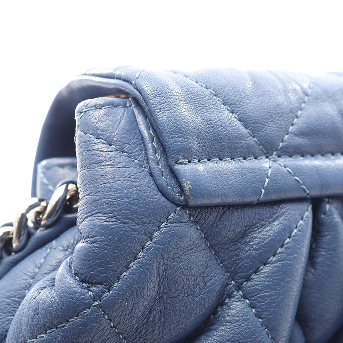 Chanel CC Chain Around Timeless Flap — Blue