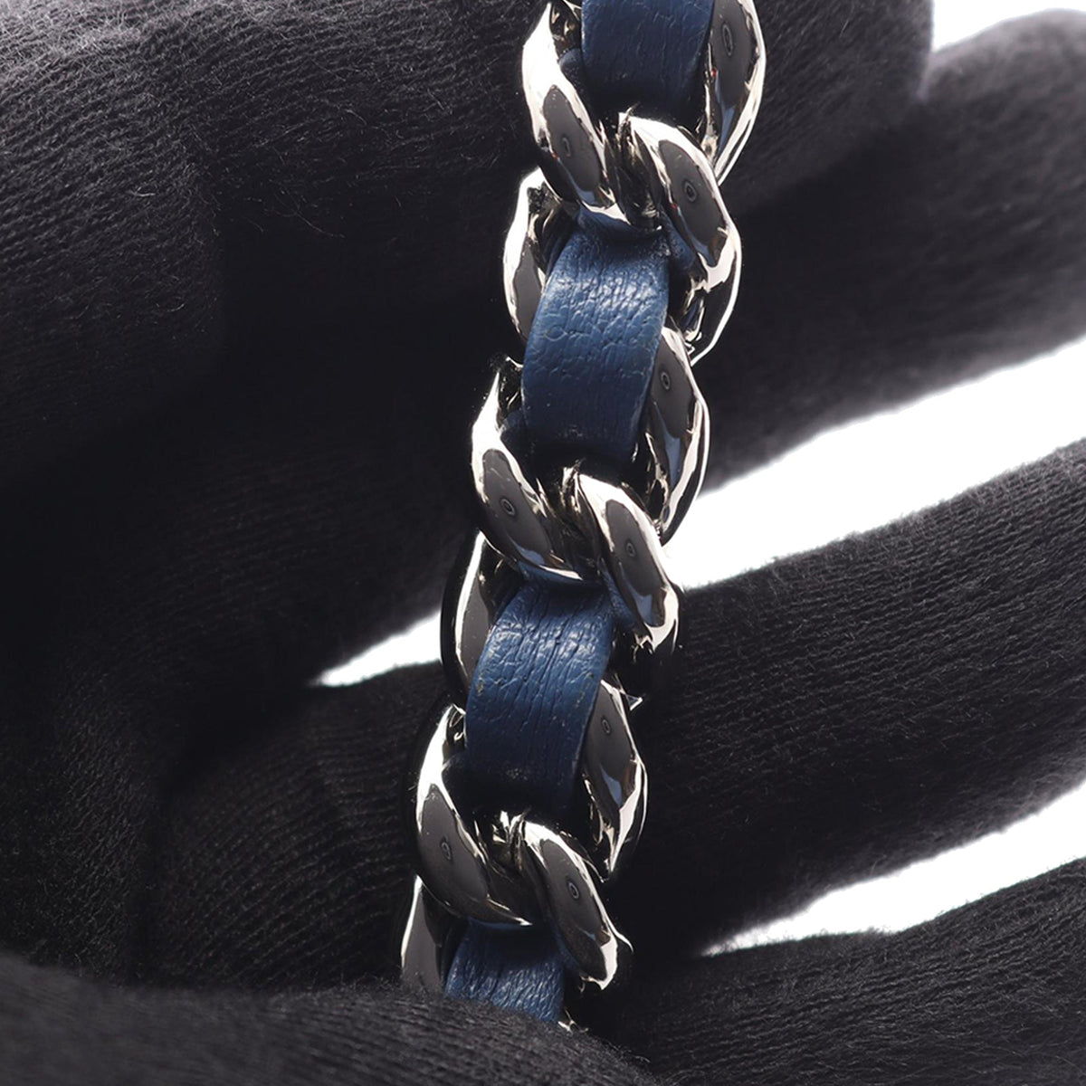 Chanel CC Chain Around Timeless Flap — Blue