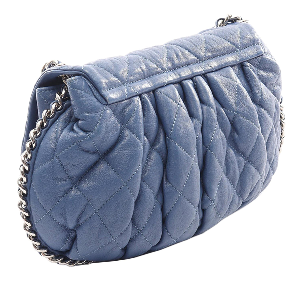 Chanel CC Chain Around Timeless Flap — Blue