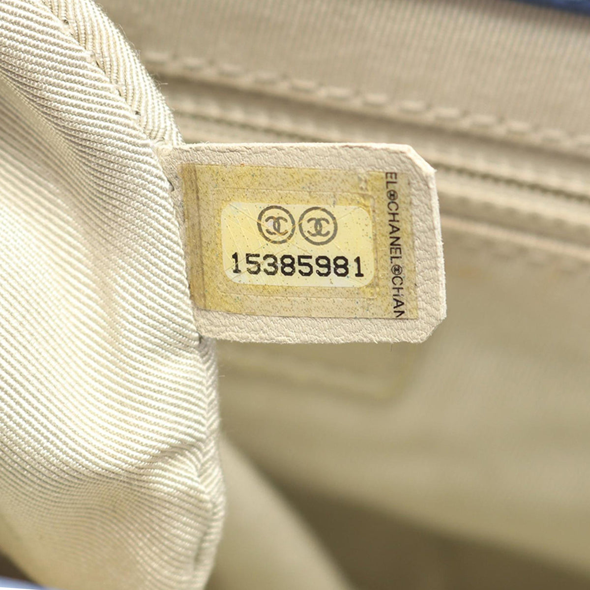 Chanel CC Chain Around Timeless Flap — Blue