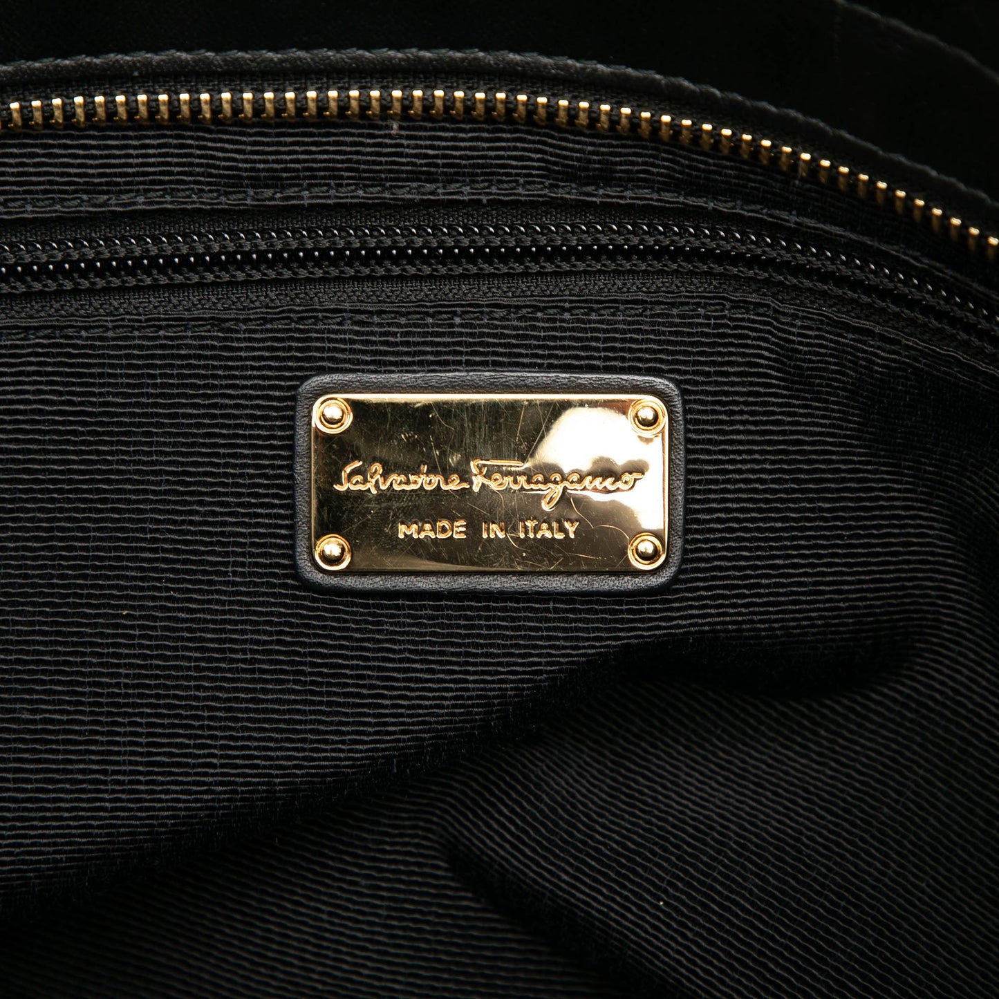 Ferragamo Nylon Leopard Print Gancini Tote