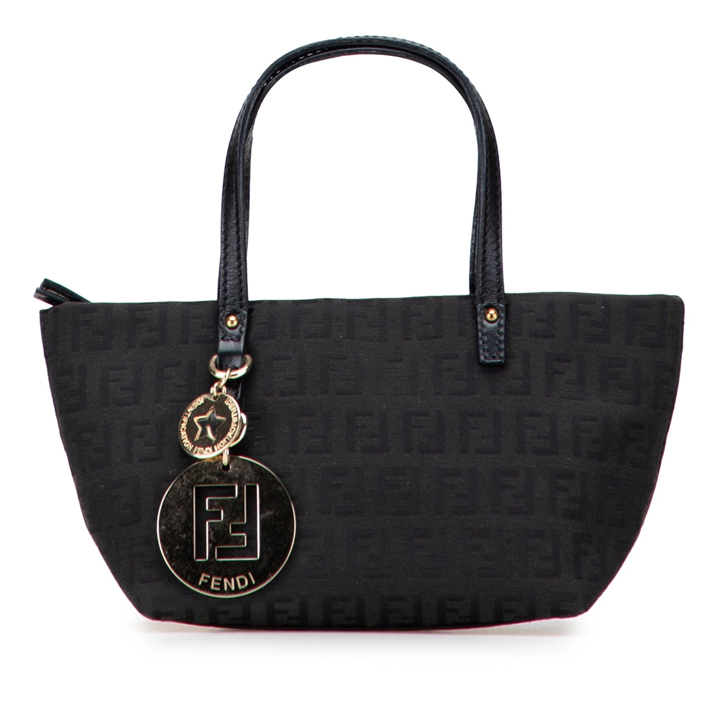 Fendi Mini Zucchino Canvas Handbag