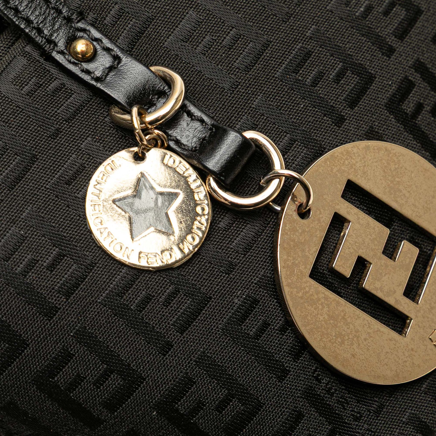 Fendi Mini Zucchino Canvas Handbag