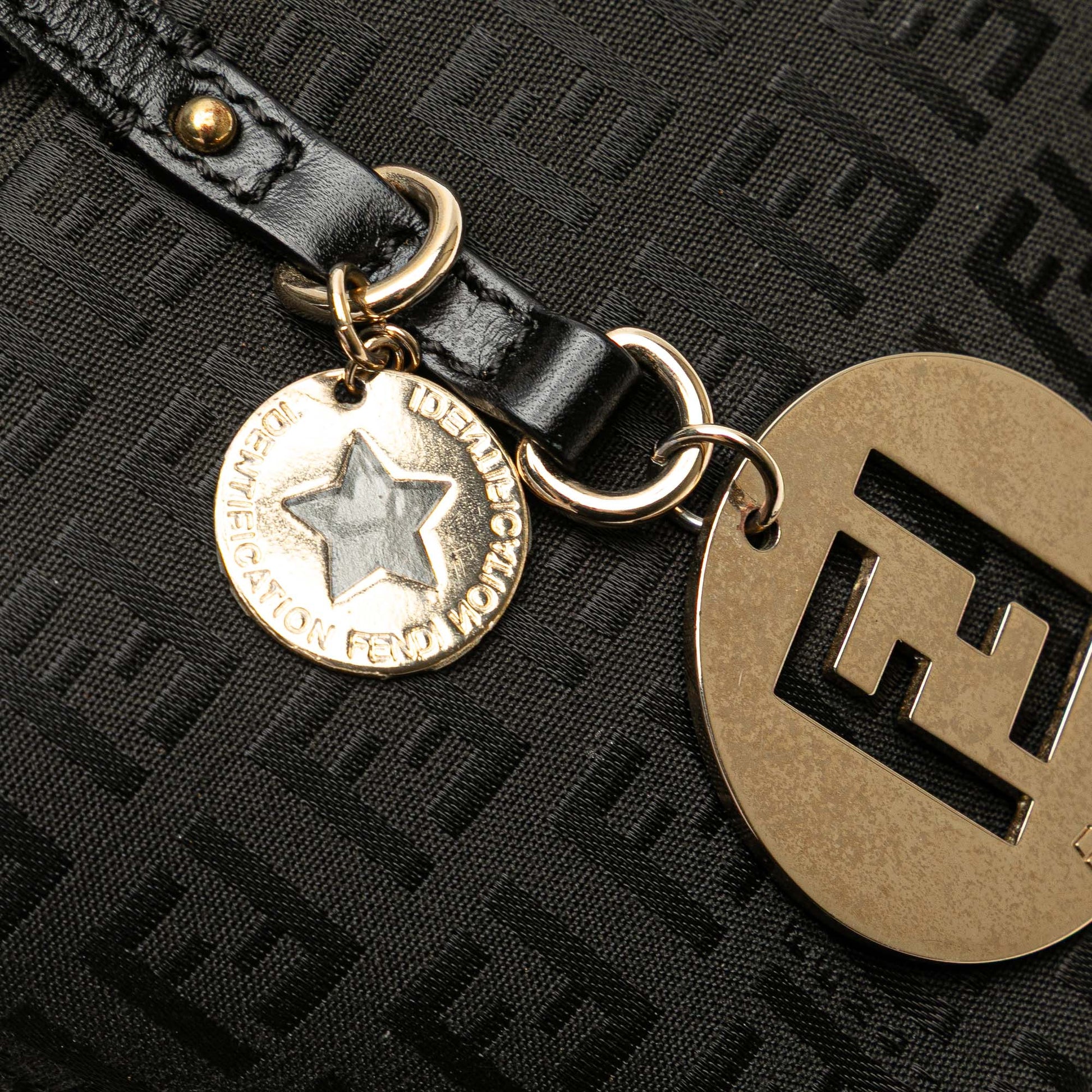Fendi Mini Zucchino Canvas Handbag