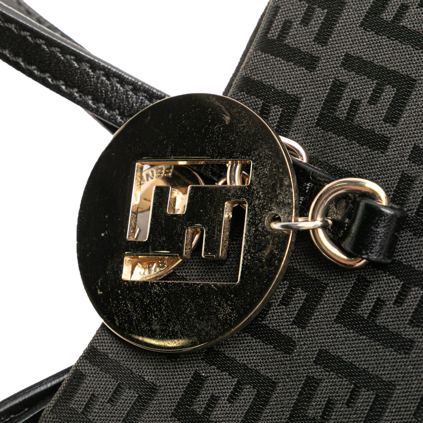 Fendi Mini Zucchino Canvas Handbag