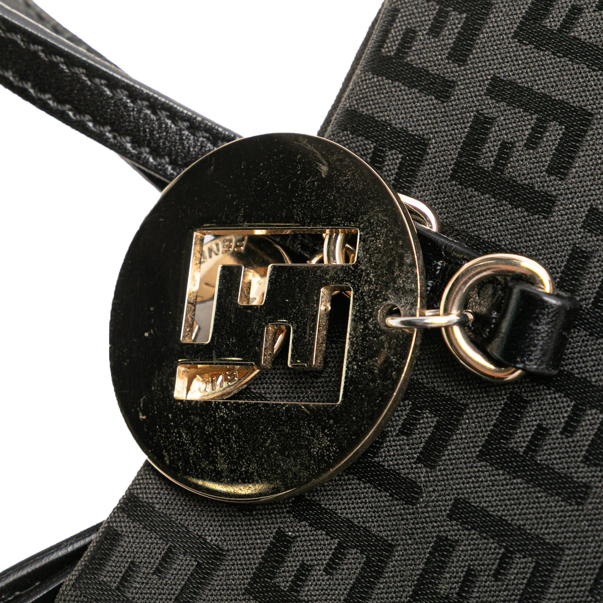 Fendi Mini Zucchino Canvas Handbag