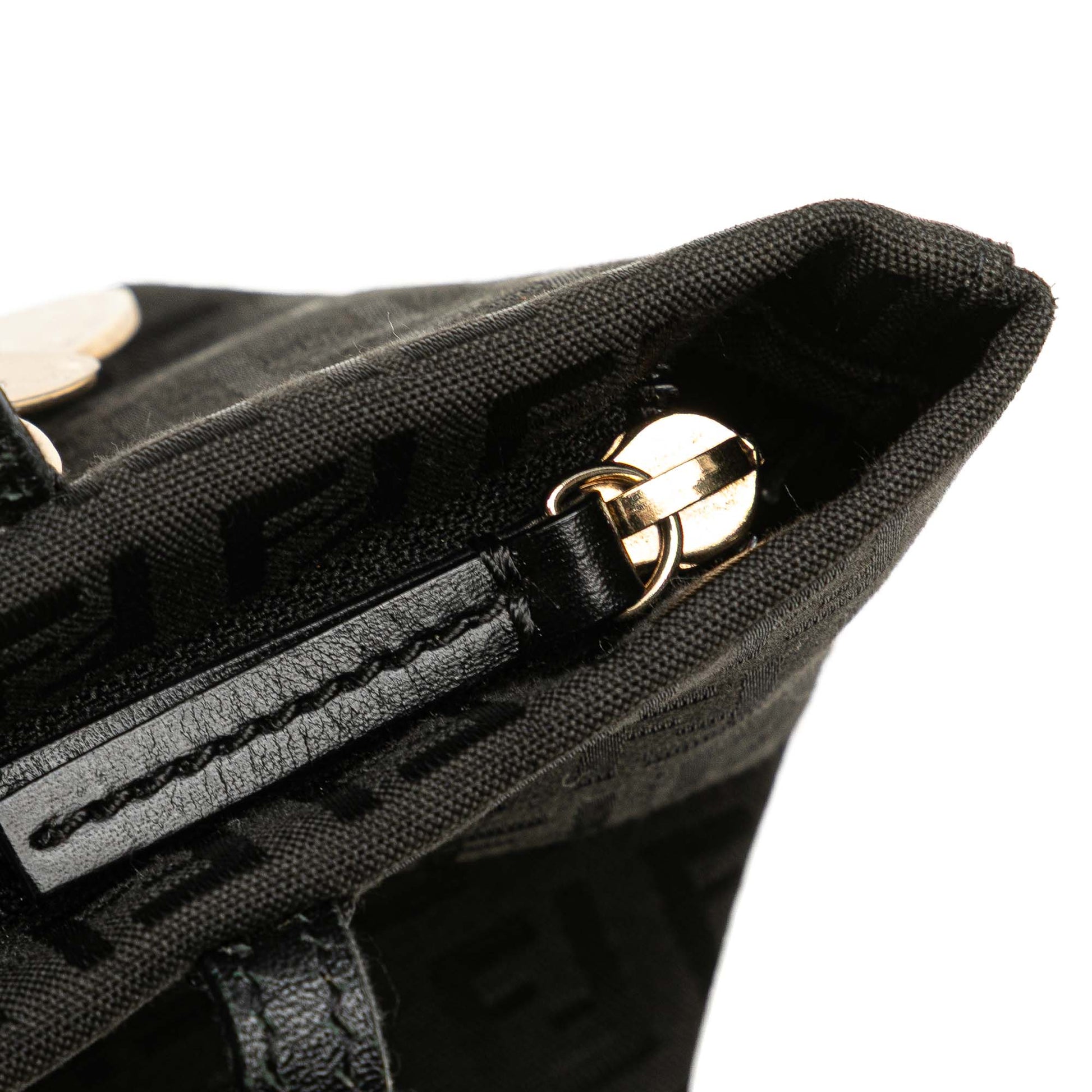 Fendi Mini Zucchino Canvas Handbag