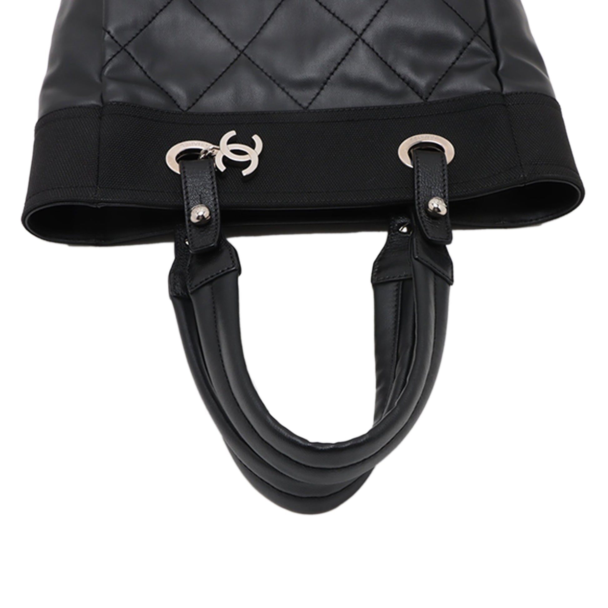 Chanel Small Quilted Coated Canvas Paris Biarritz Tote