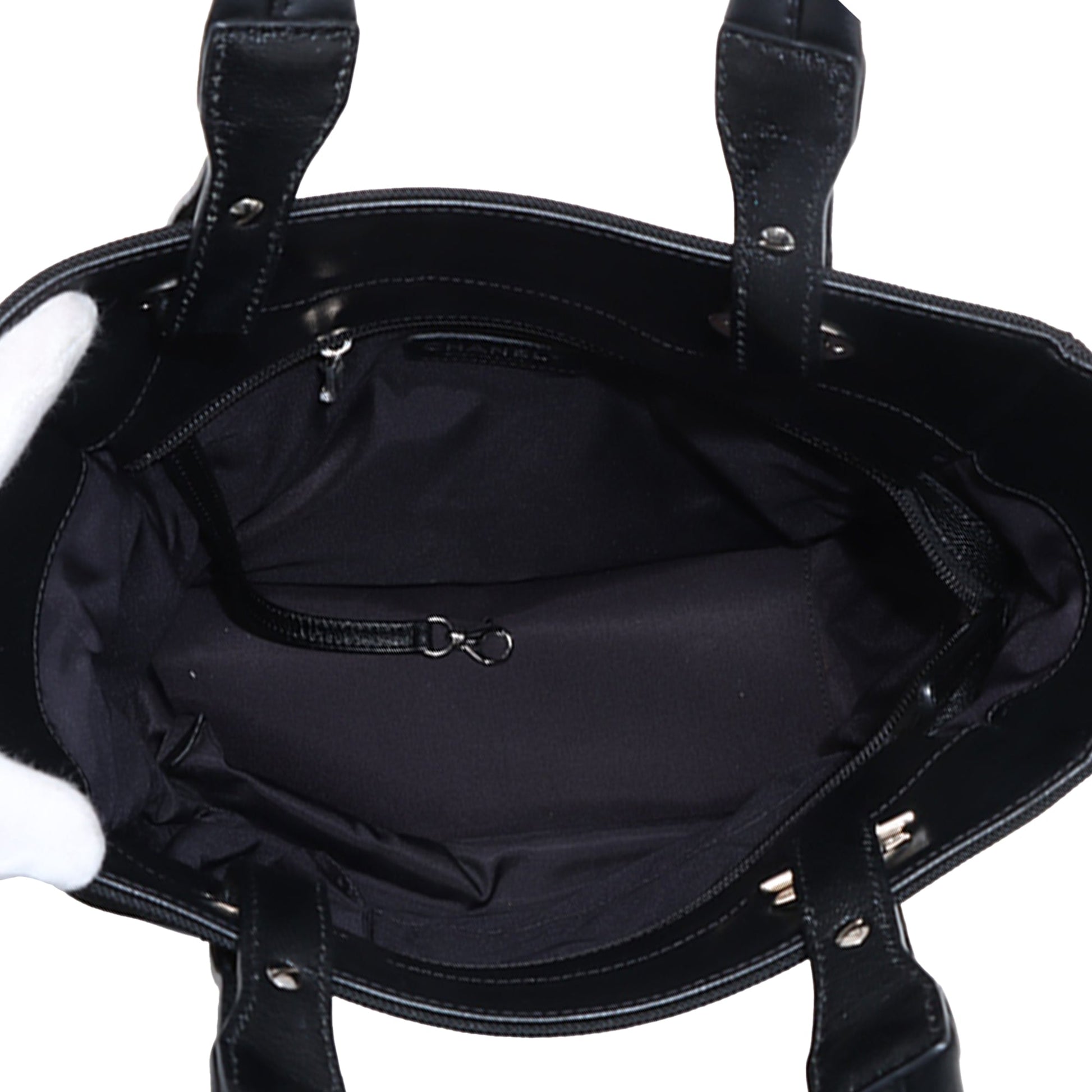 Chanel Small Quilted Coated Canvas Paris Biarritz Tote