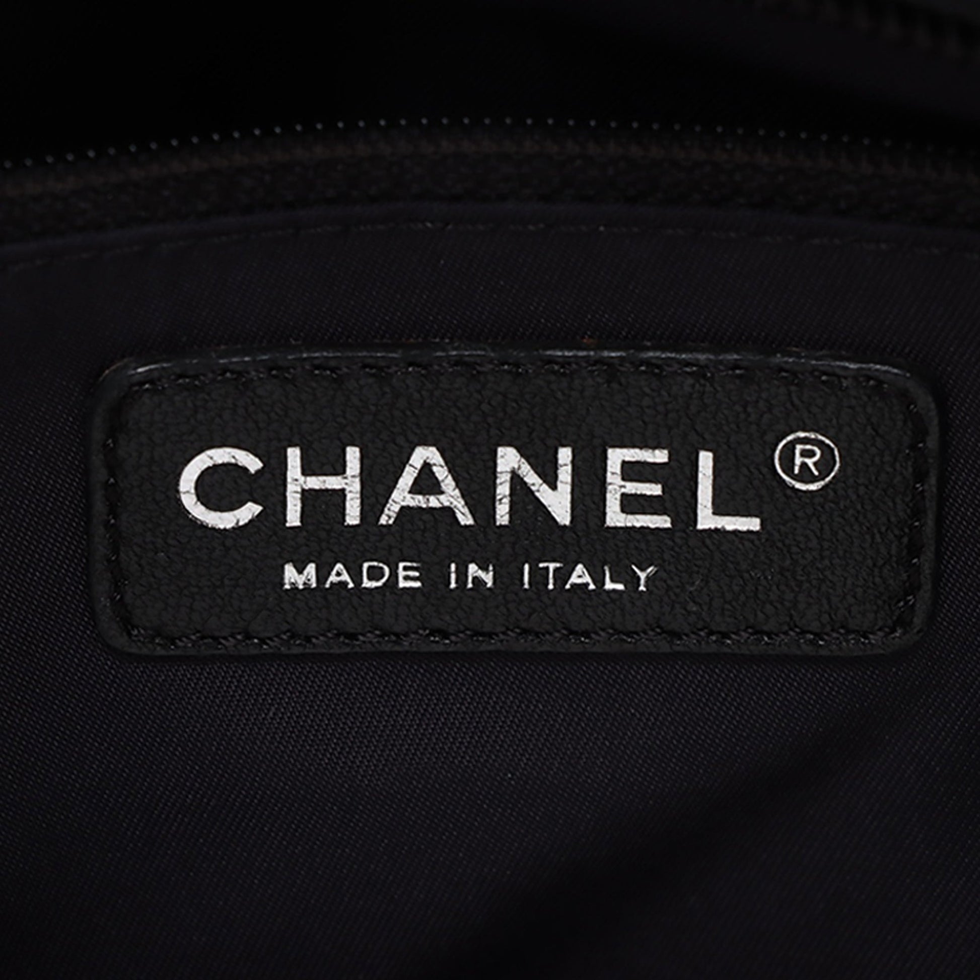 Chanel Small Quilted Coated Canvas Paris Biarritz Tote