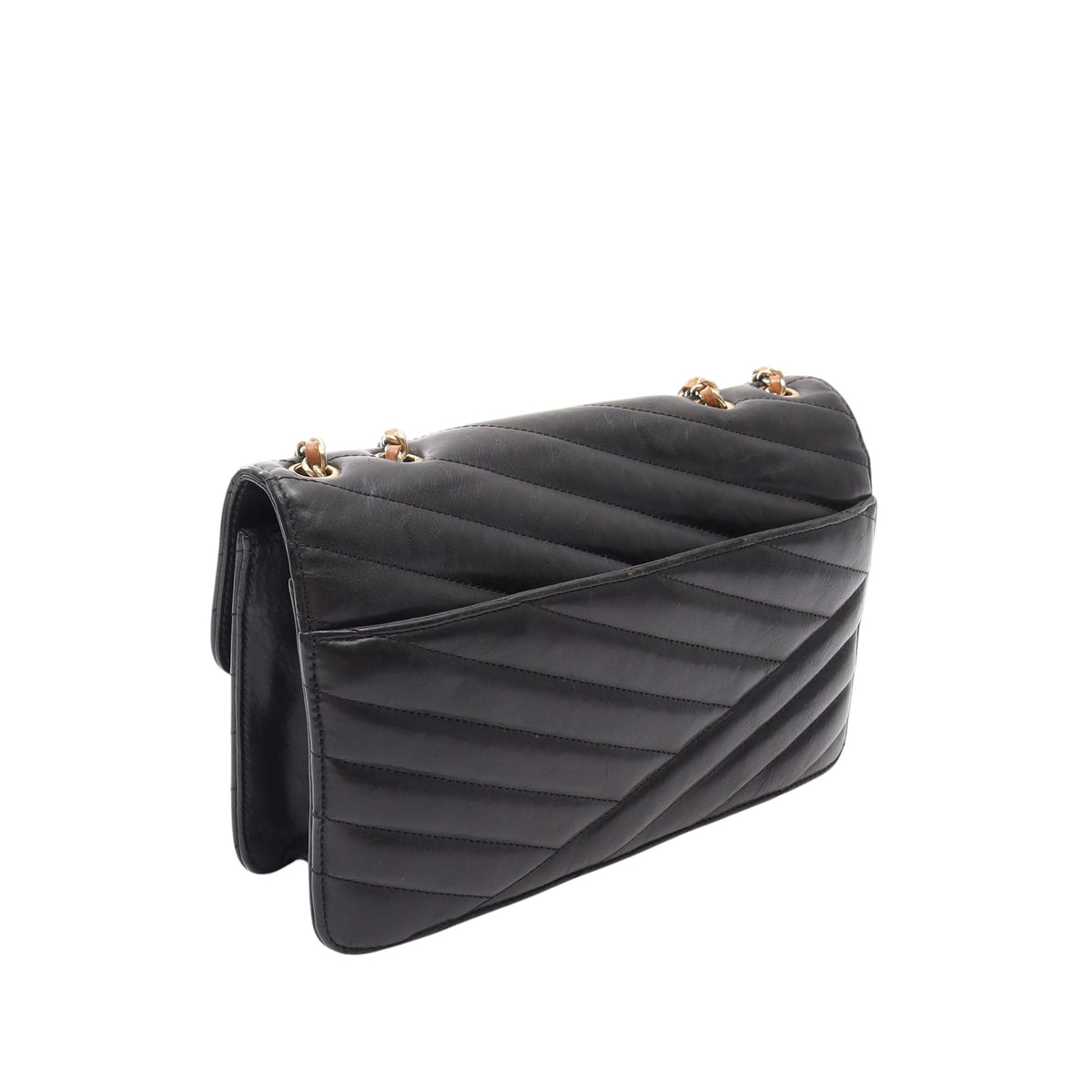 Chanel Medium Chevron Quilted Lambskin Gabrielle Flap