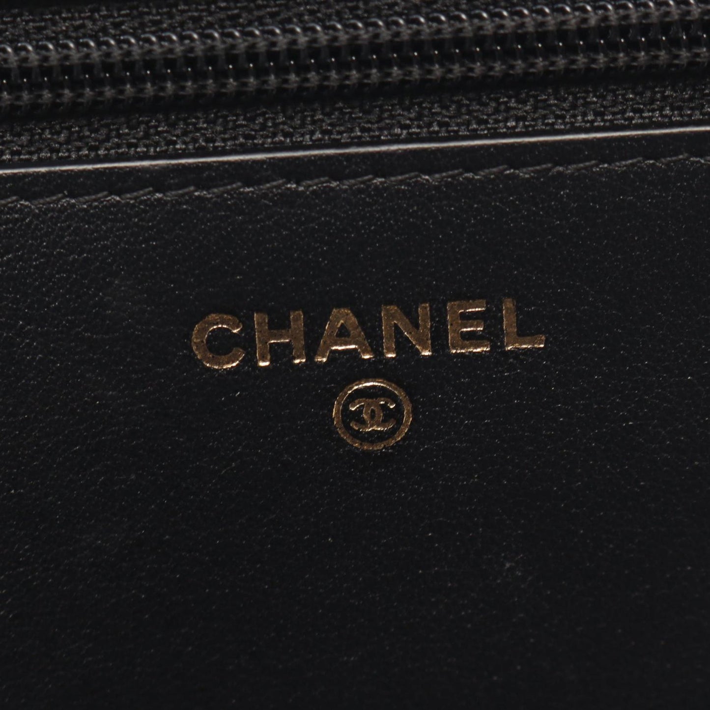 Chanel Bicolor Calfskin and Goatskin Boy Wallet On Chain