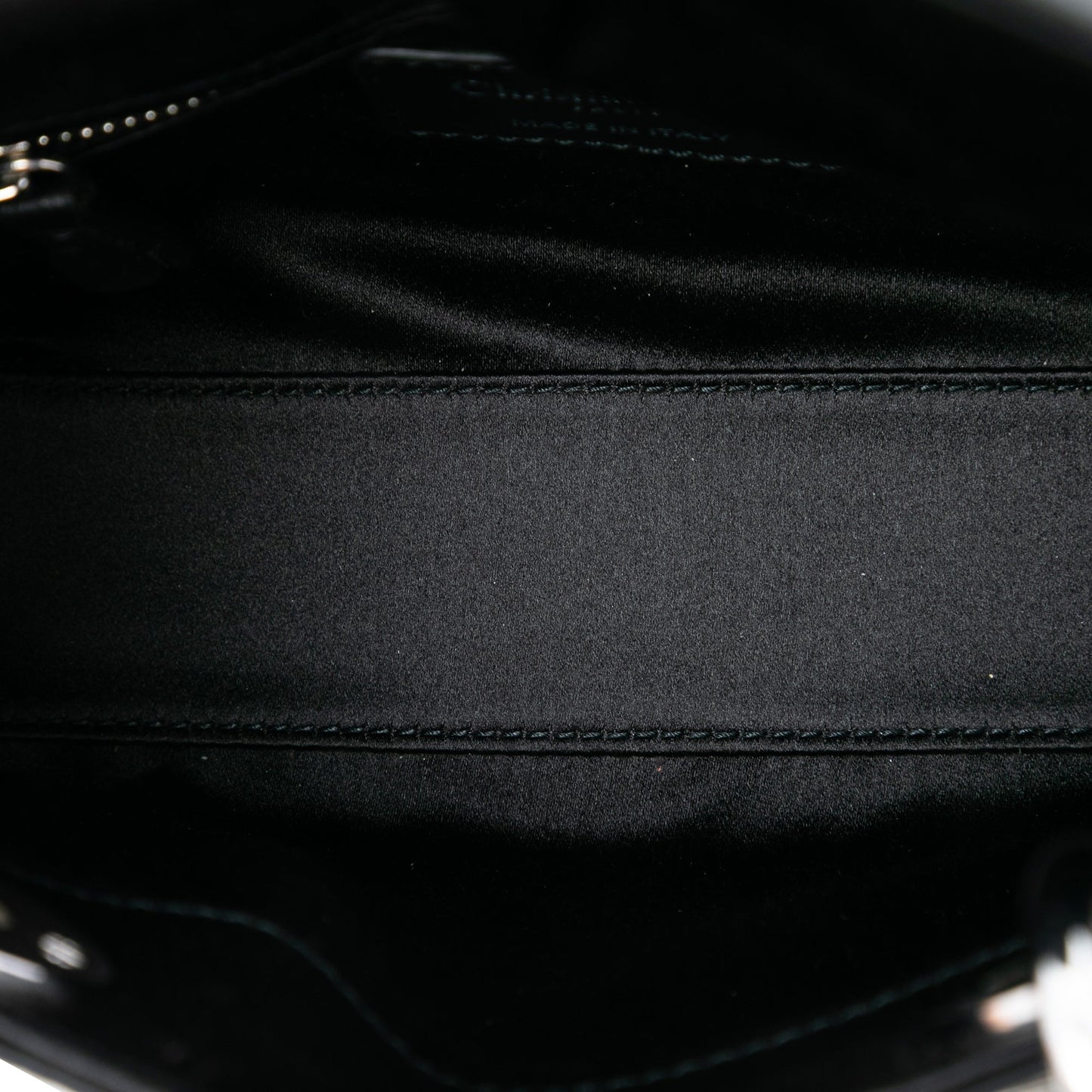 Dior Mini Satin Cannage Strass Crystal Embellished Lady Dior