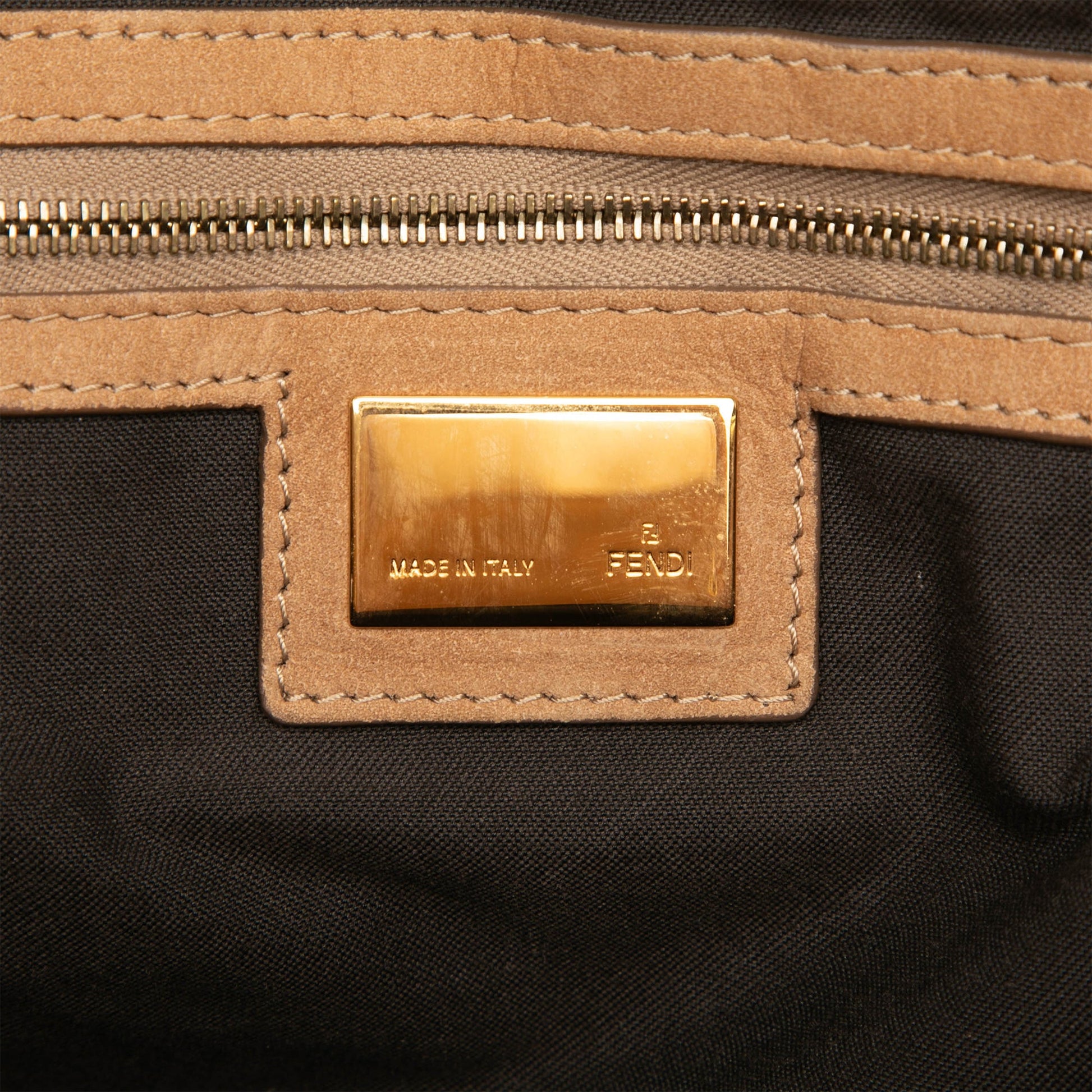 Fendi Zucca Canvas Grommet Etniko Du Jour Tote