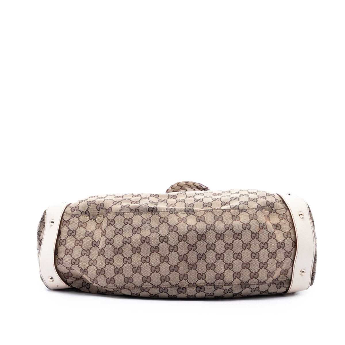 Gucci GG Canvas Horsebit Pelham Shoulder Bag