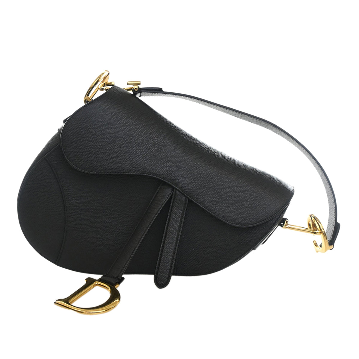 Dior Grained Calfskin Saddle Bag