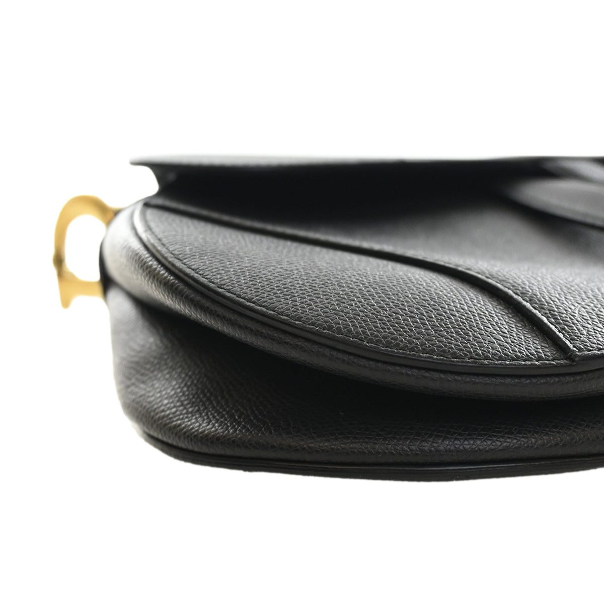 Dior Grained Calfskin Saddle Bag