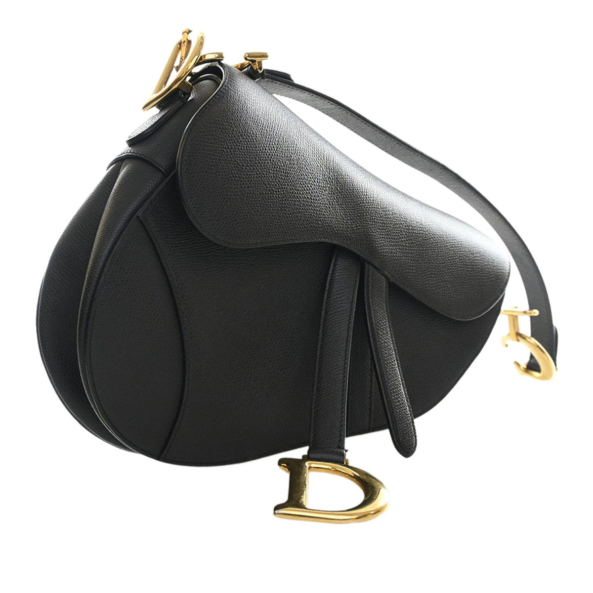Dior Grained Calfskin Saddle Bag