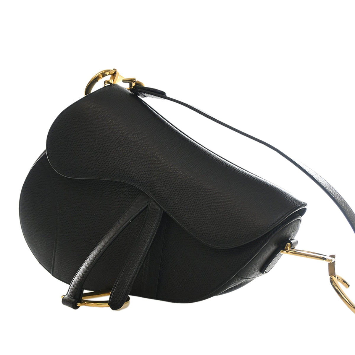 Dior Grained Calfskin Saddle Bag