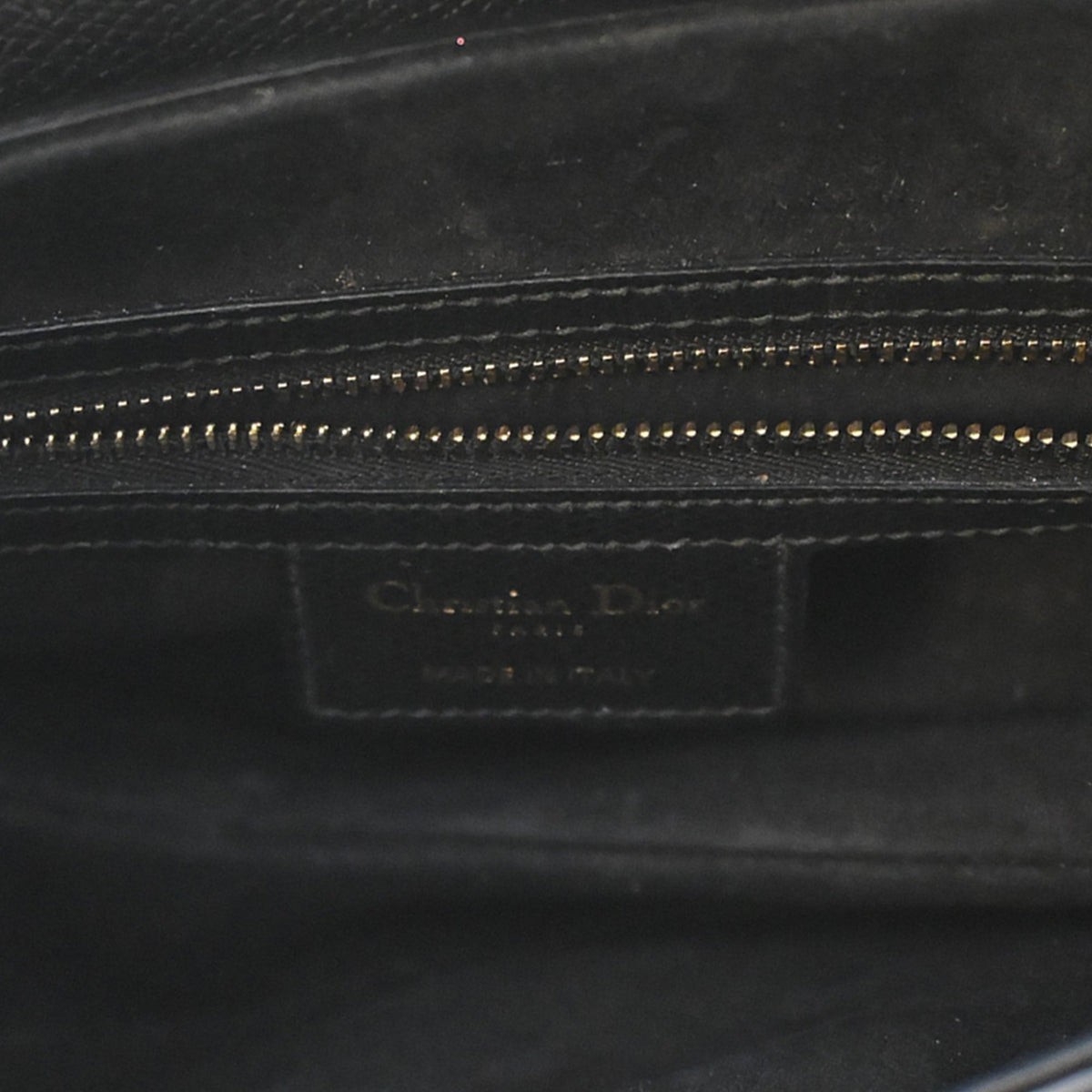 Dior Grained Calfskin Saddle Bag