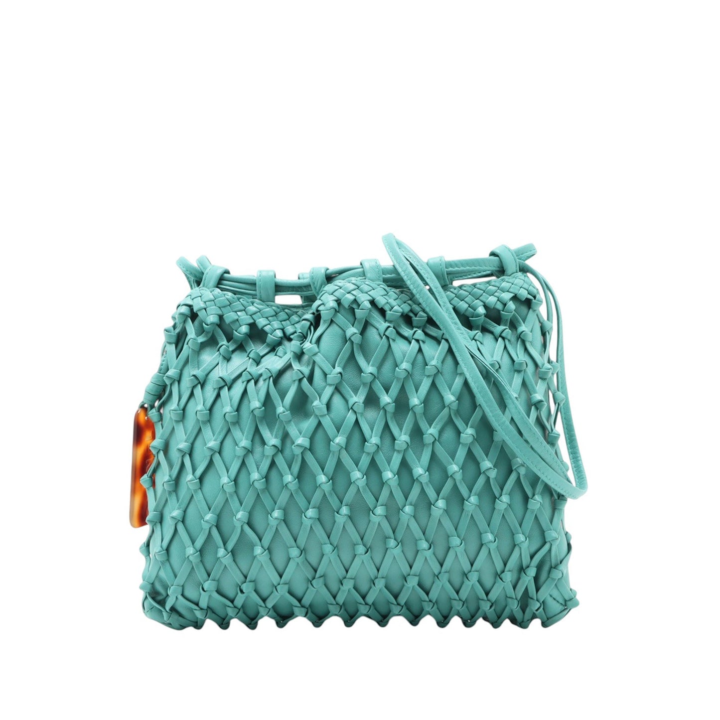 Chanel Woven Lambskin Drawstring Pouch