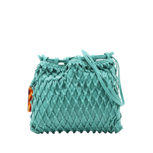 Chanel Woven Lambskin Drawstring Pouch